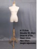 Wooden Mannequin Display (Adjustable)